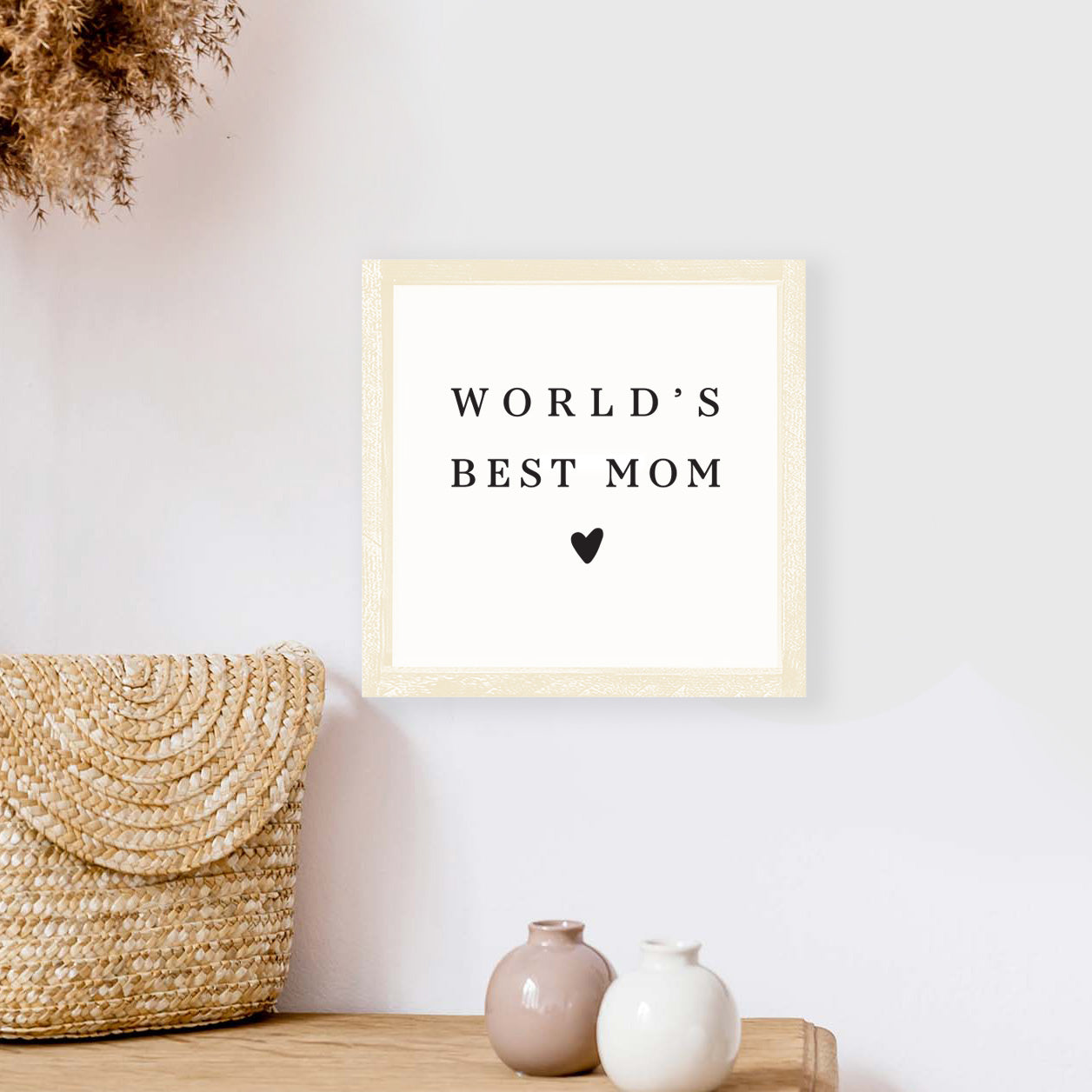 World's Best Mom Wood Sign-3