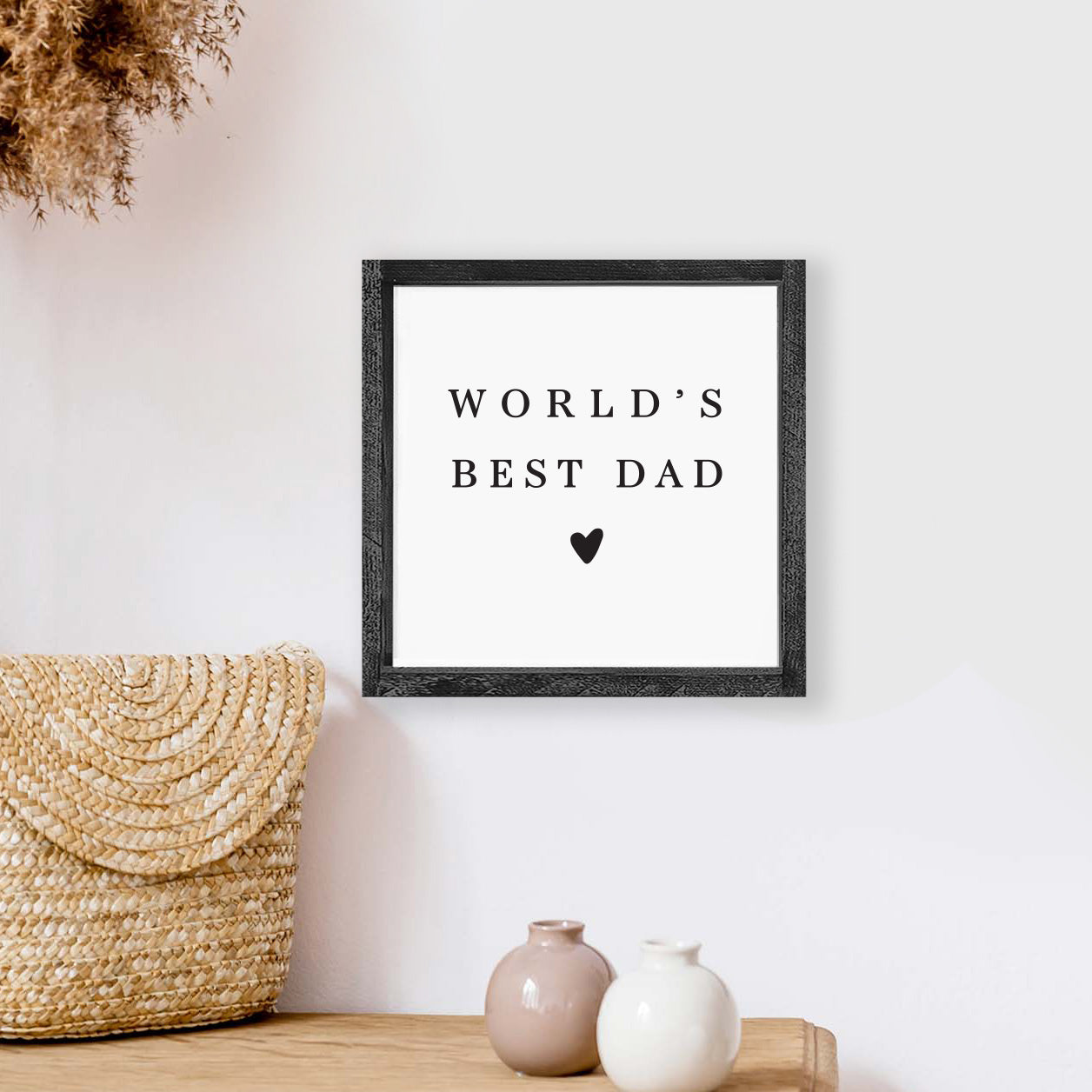 World's Best Dad Wood Sign-1