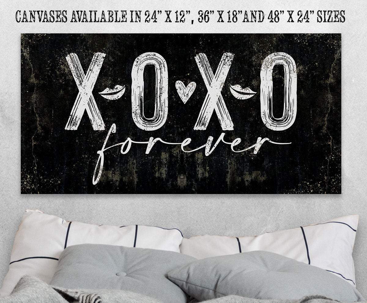 XOXO Hugs and Kisses - Canvas