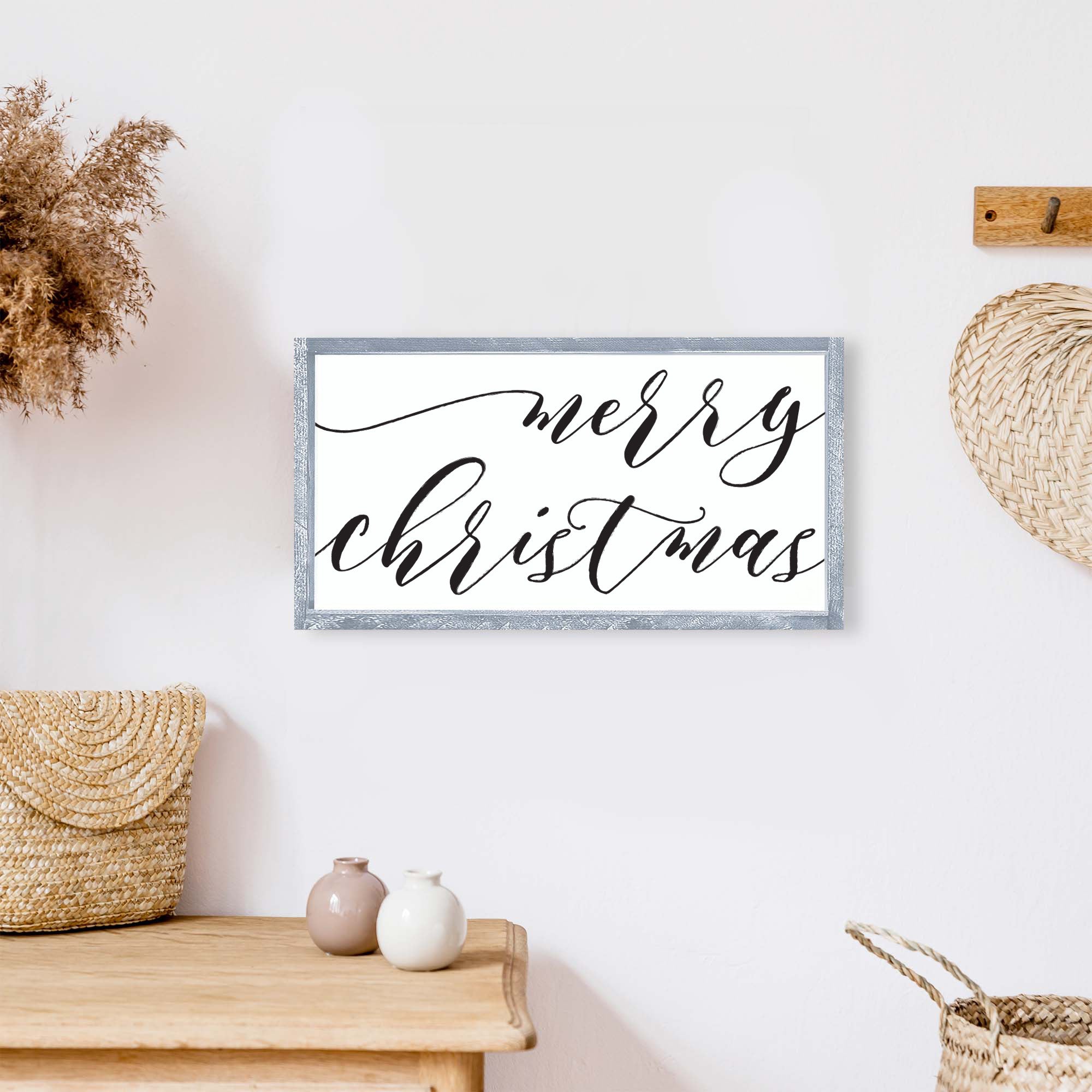 Merry Christmas Small Wood Sign-8