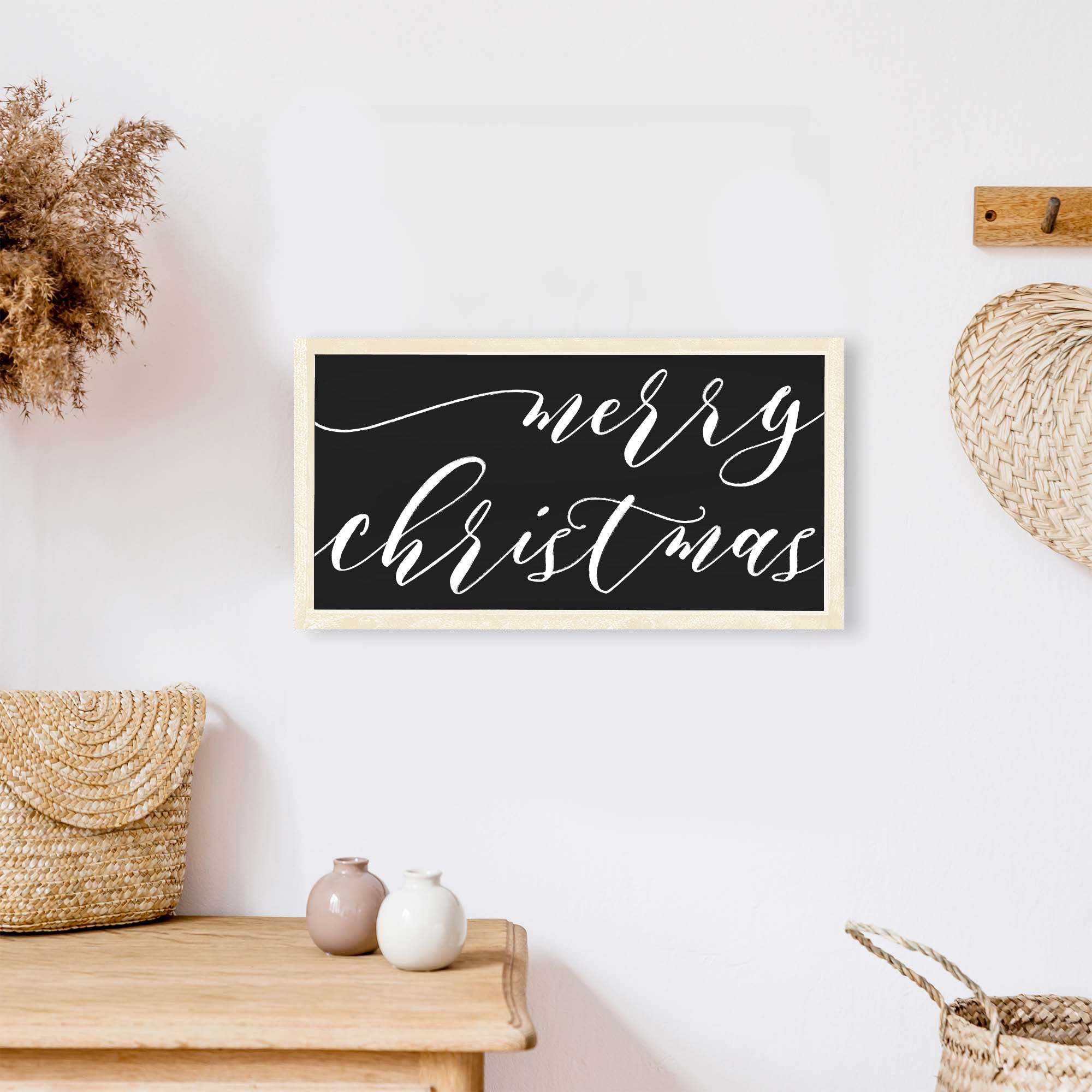 Merry Christmas Small Wood Sign-7