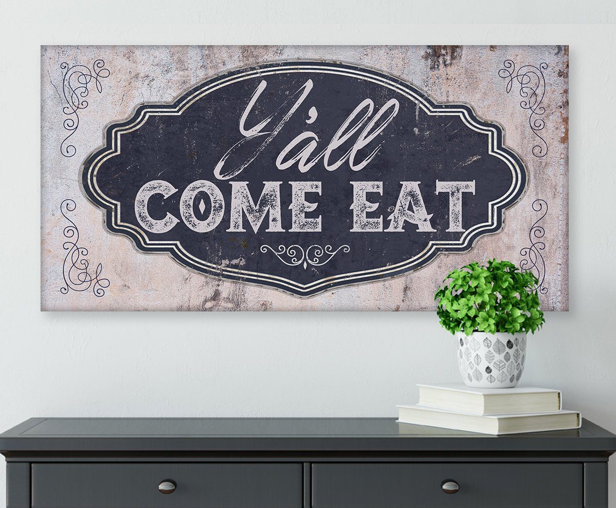 Y'all Come Eat - Canvas