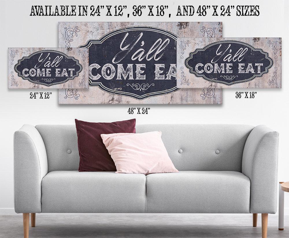 Y'all Come Eat - Canvas