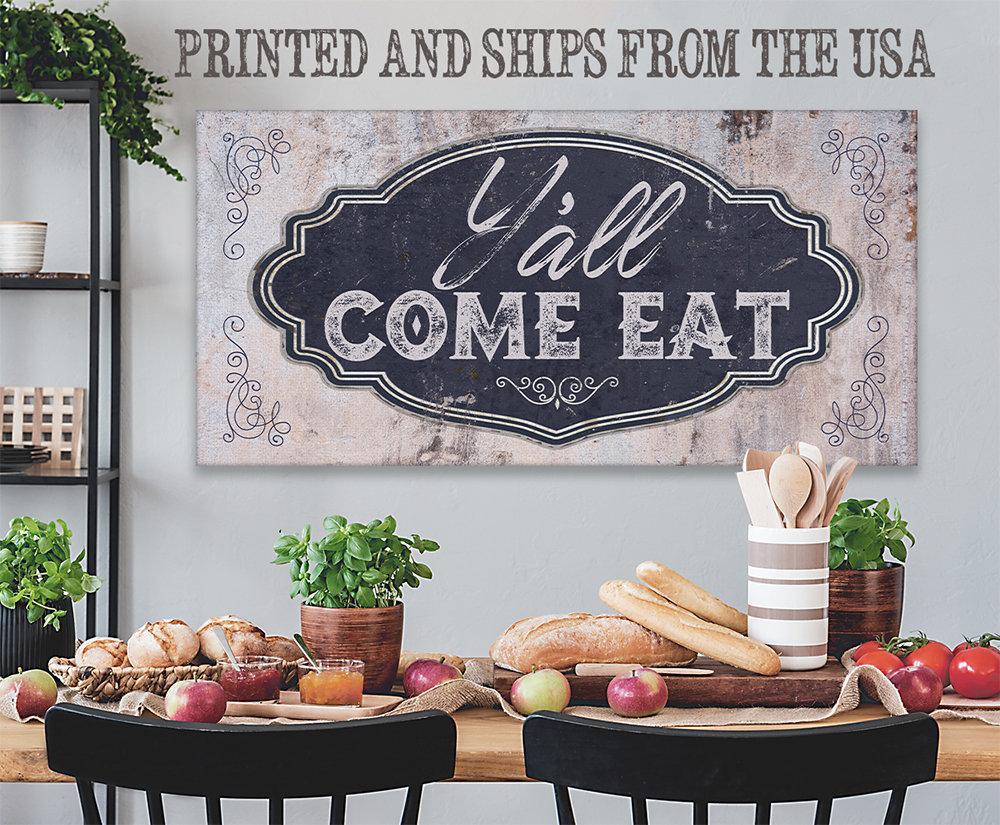 Y'all Come Eat - Canvas