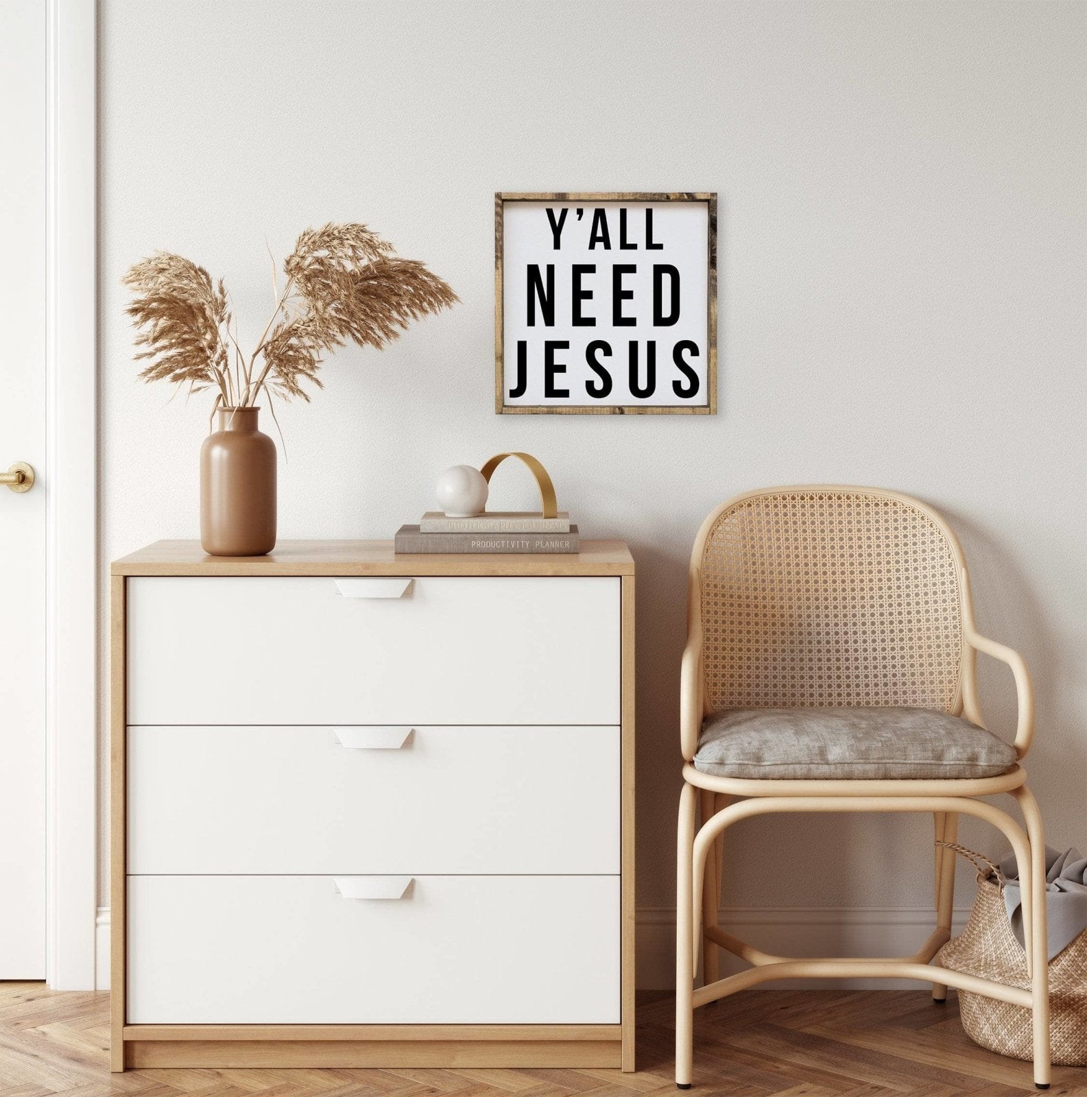 Y'all Need Jesus Wood Sign-2