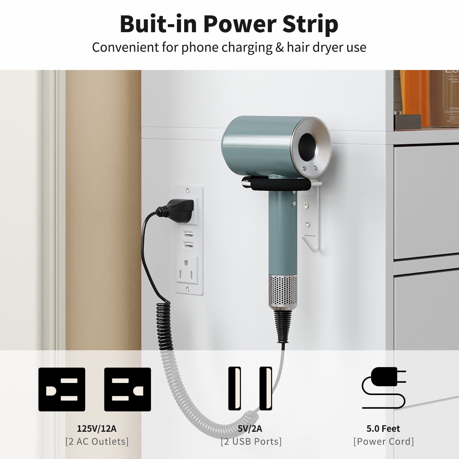 Yanosaku VD035 Bedroom Makeup Vanity desk with mirror, 12 Drawers-4