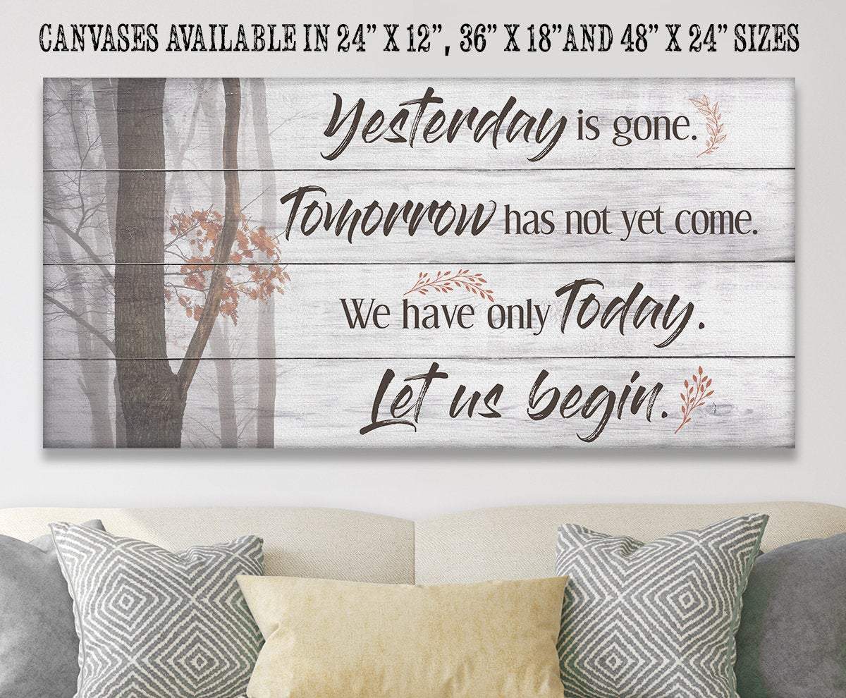 Yesterday Is Gone - Canvas
