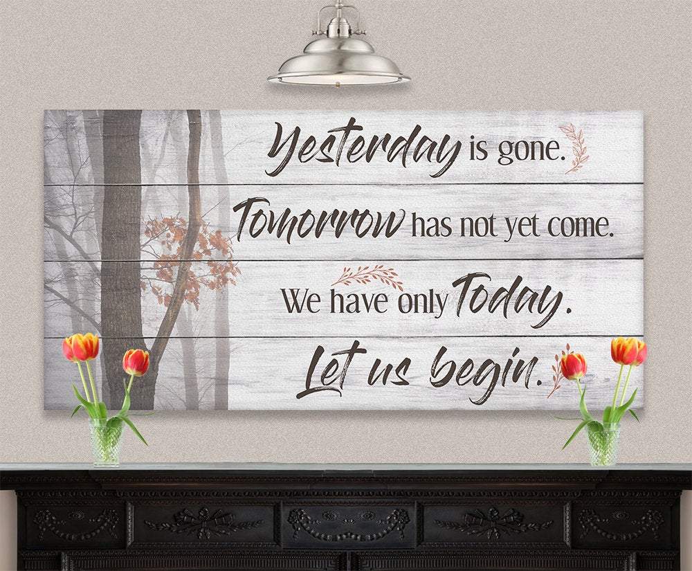 Yesterday Is Gone - Canvas