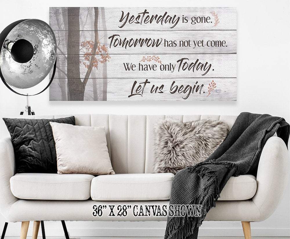 Yesterday Is Gone - Canvas
