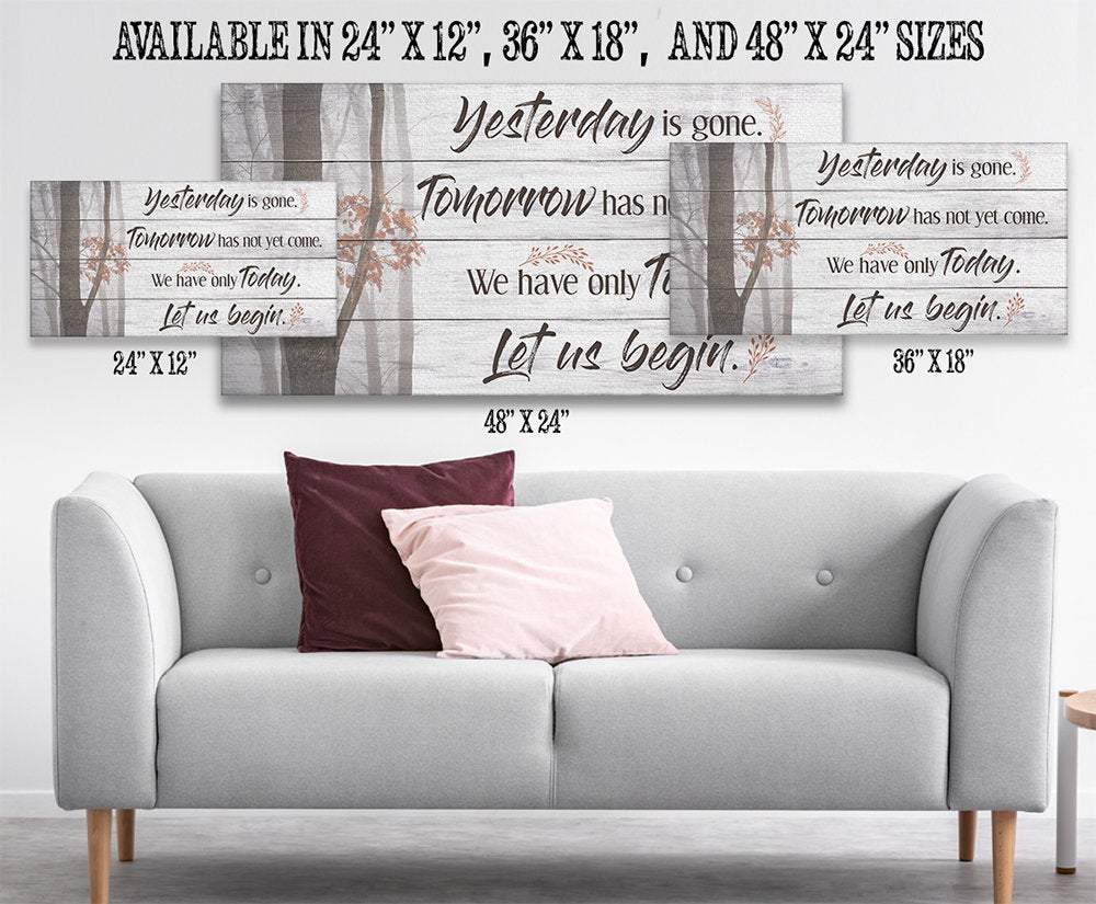 Yesterday Is Gone - Canvas
