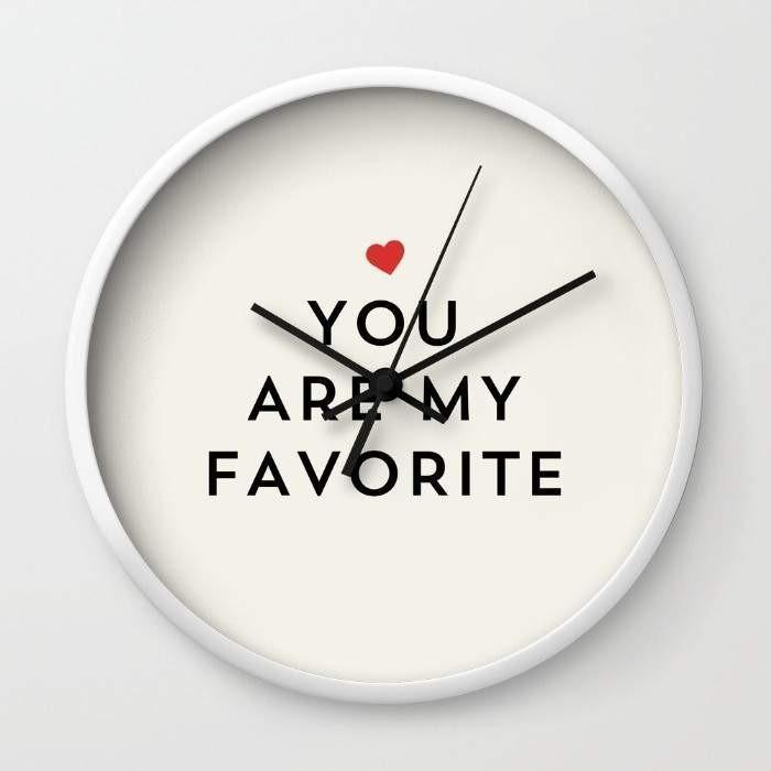 YOU ARE MY FAVORITE Wall clock-0