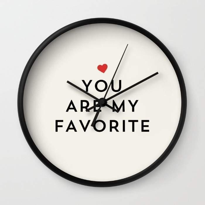 YOU ARE MY FAVORITE Wall clock-1