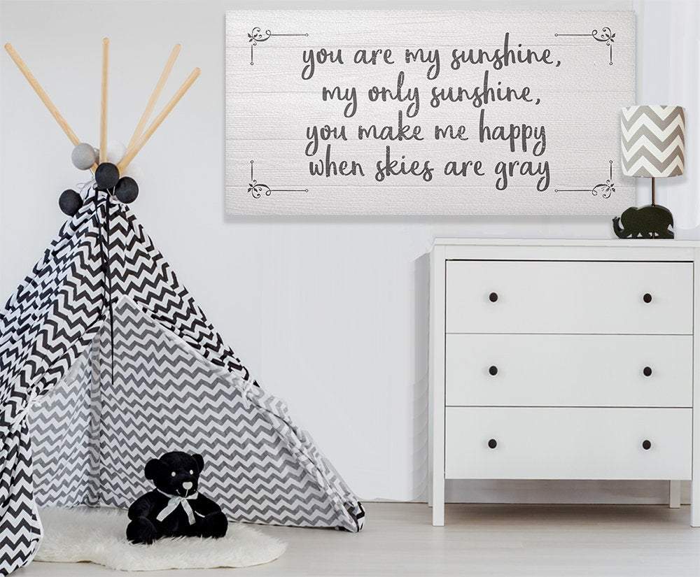 You Are My Sunshine - Canvas