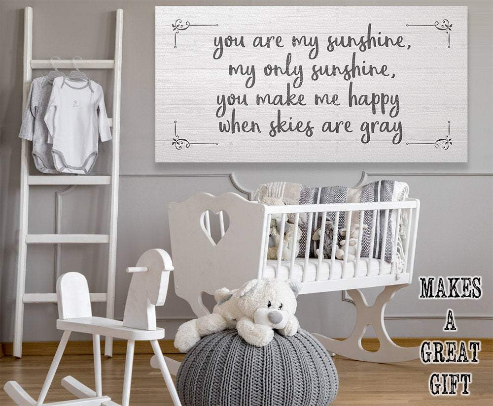 You Are My Sunshine - Canvas