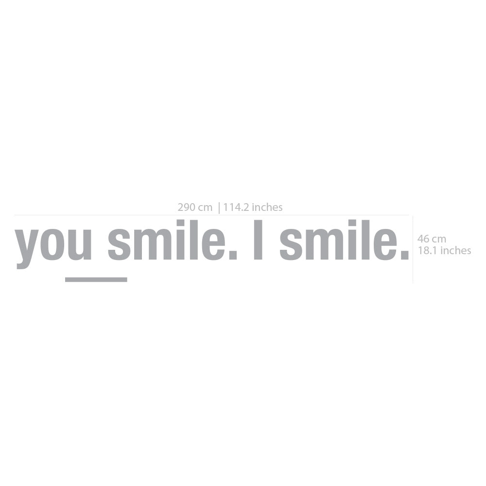 You Smile I Smile 3D Office Sign-2