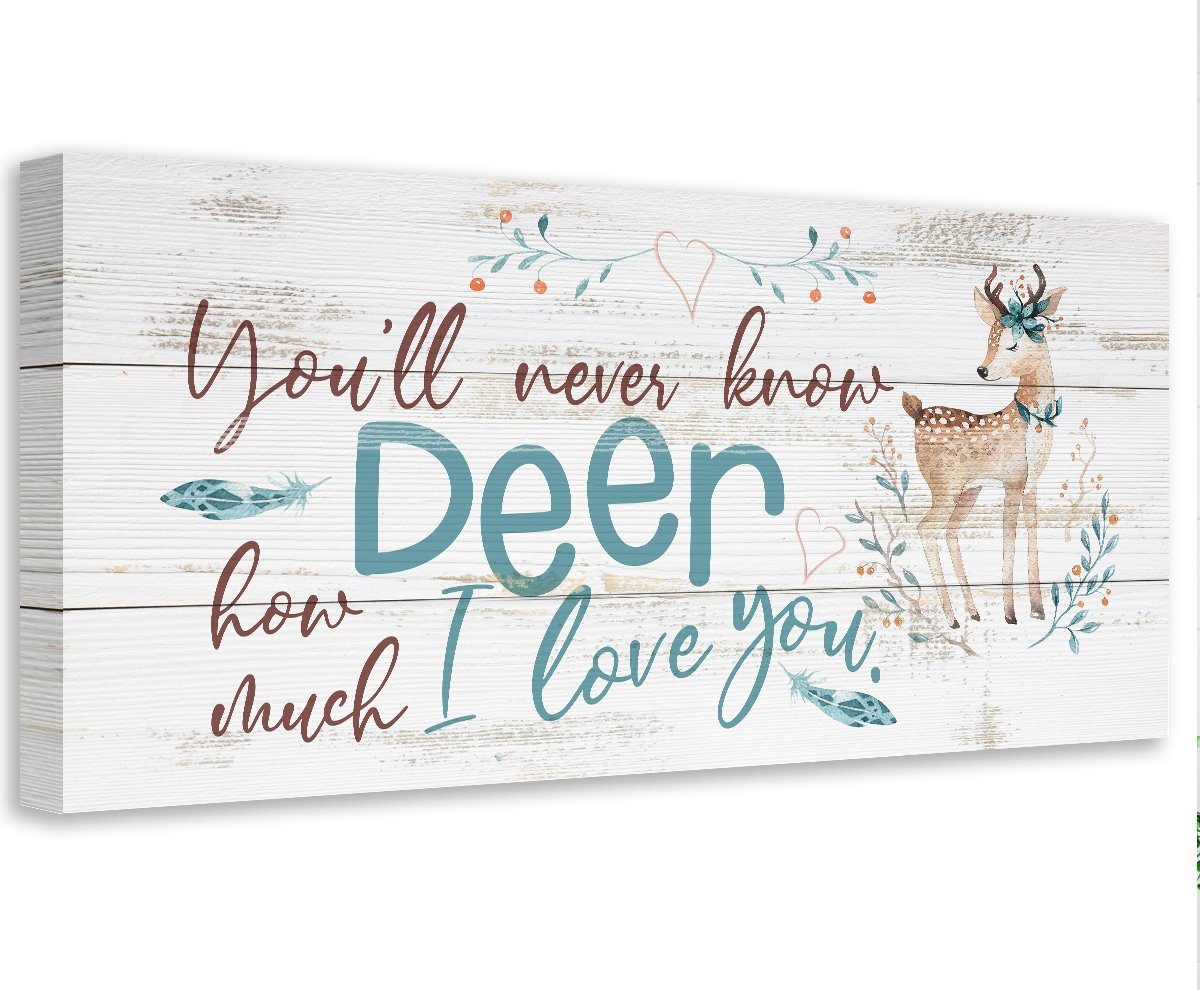 You'll Never Know Deer (Boy) - Canvas