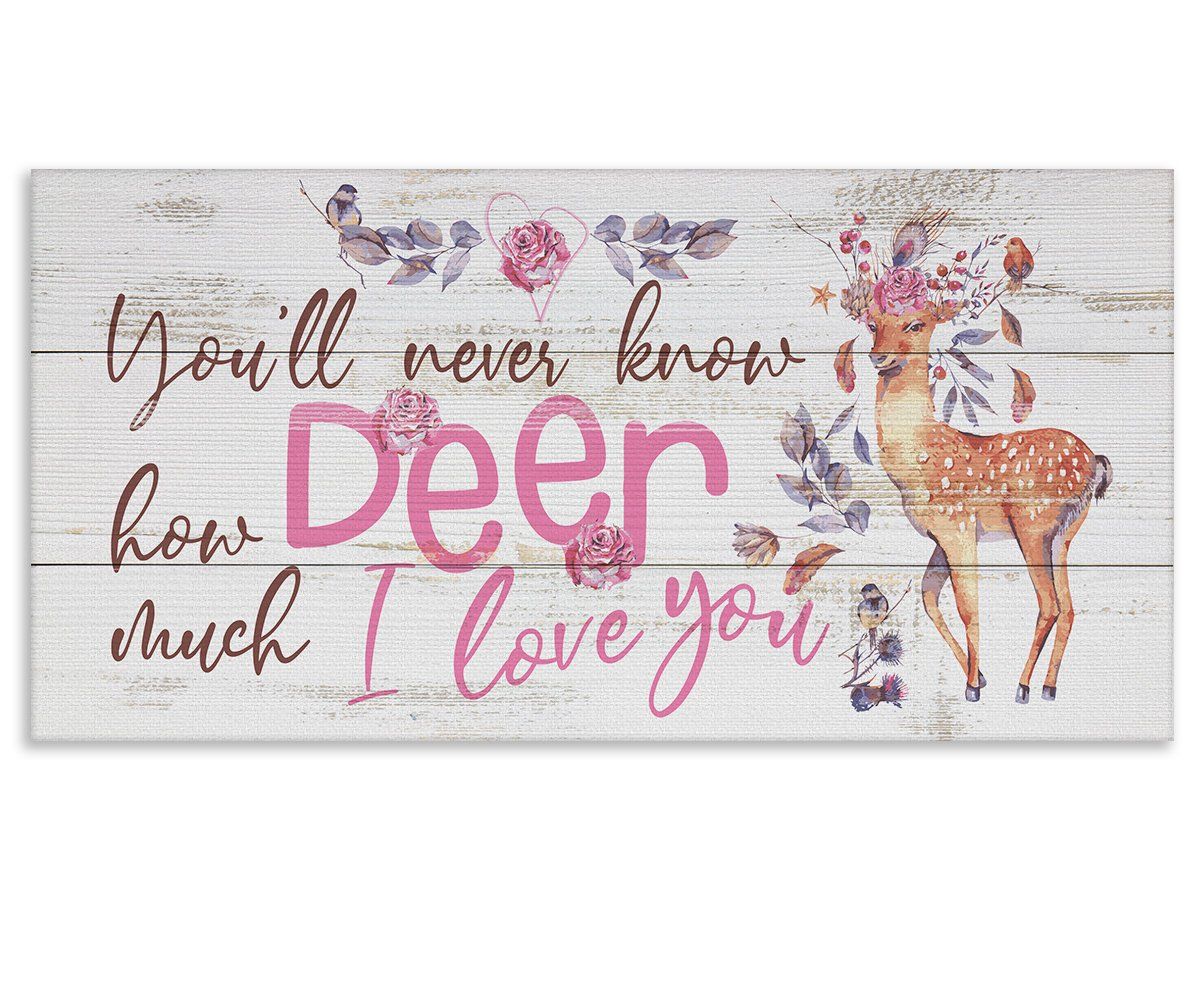 You'll Never Know Deer (Girl) - Canvas