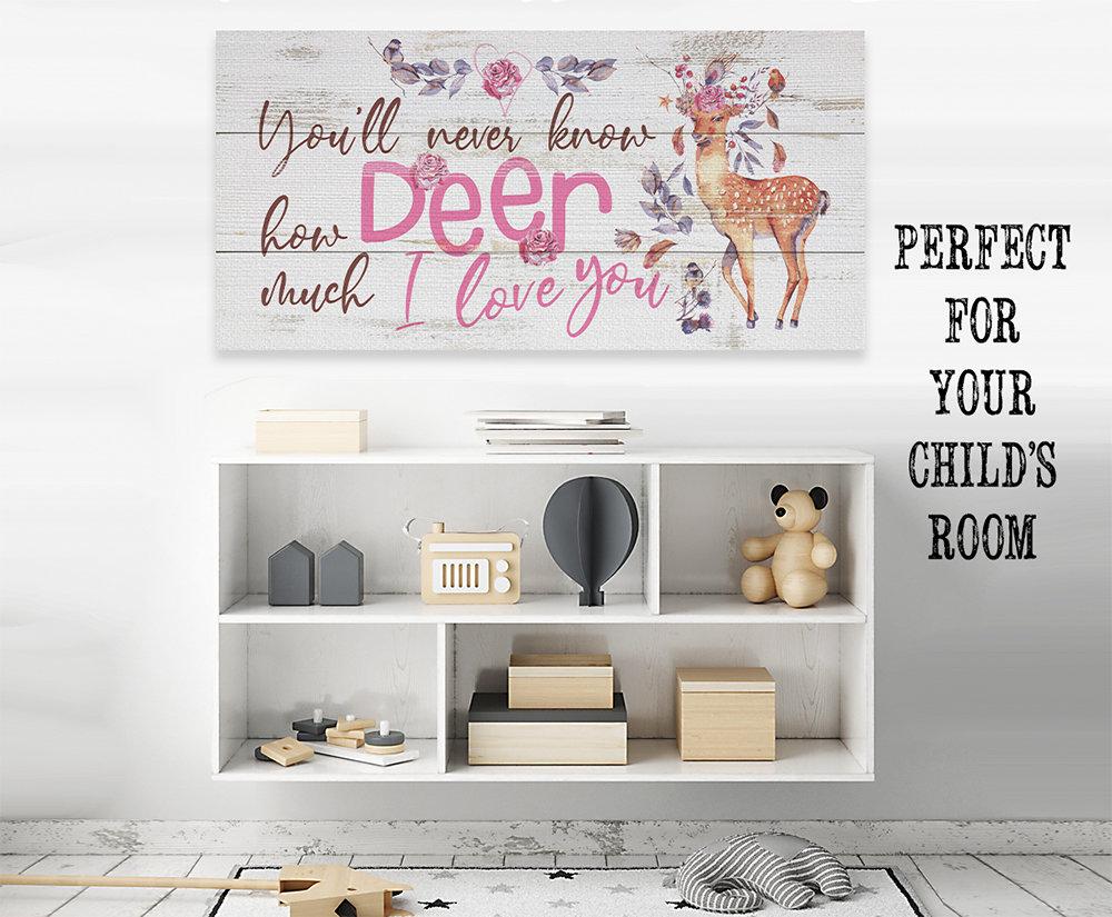 You'll Never Know Deer (Girl) - Canvas