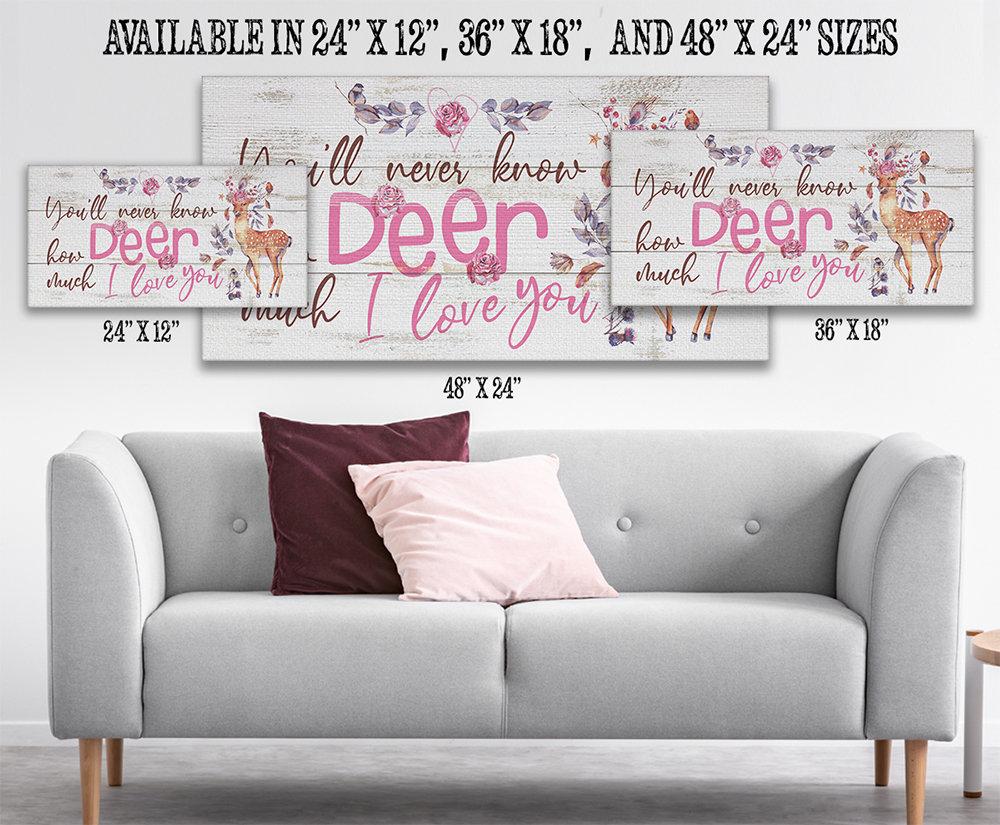 You'll Never Know Deer (Girl) - Canvas