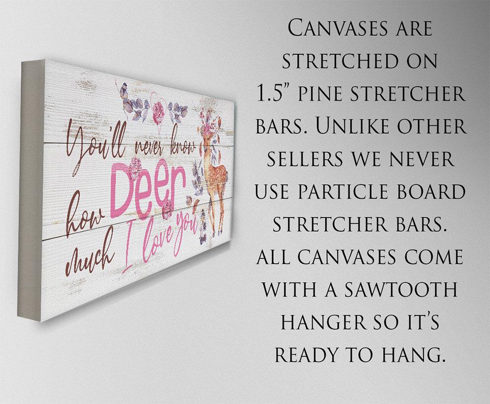 You'll Never Know Deer (Girl) - Canvas