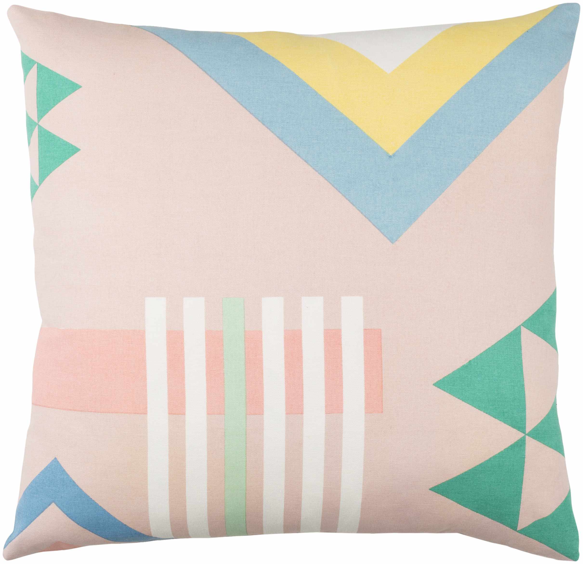 Yarrawarrah Pastel Geometric Square Throw Pillow - Clearance-0