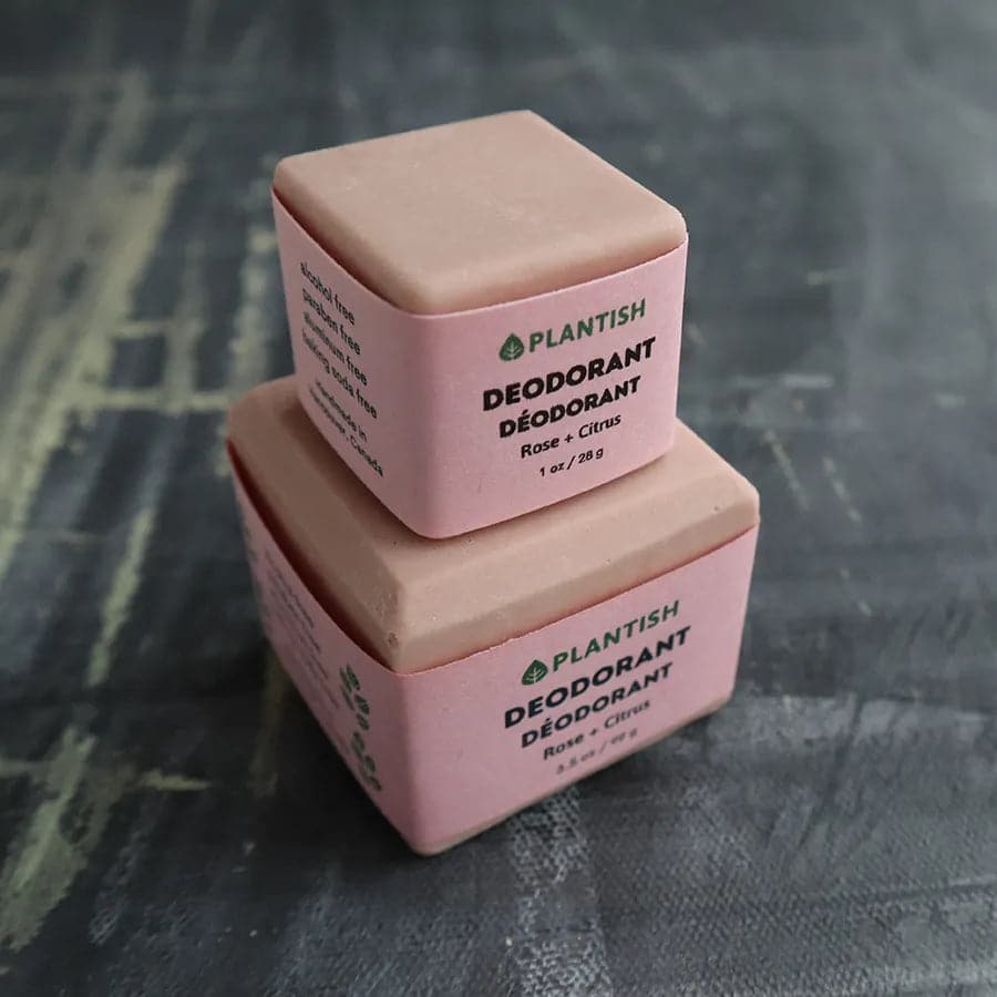 Zero Waste Deodorant Bar - Rose & Citrus-0