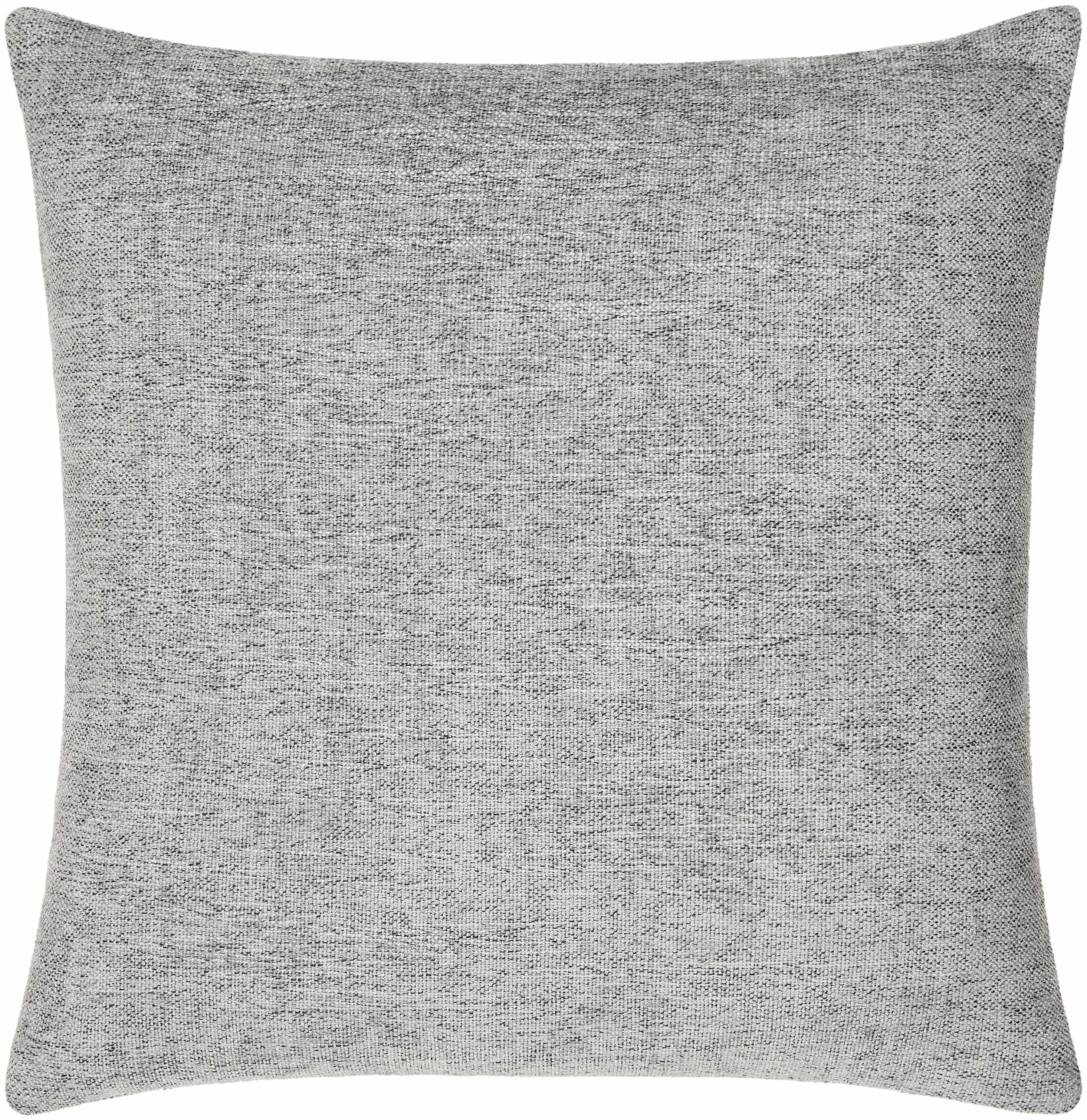 Zihna Gray Textured Throw Pillow-0