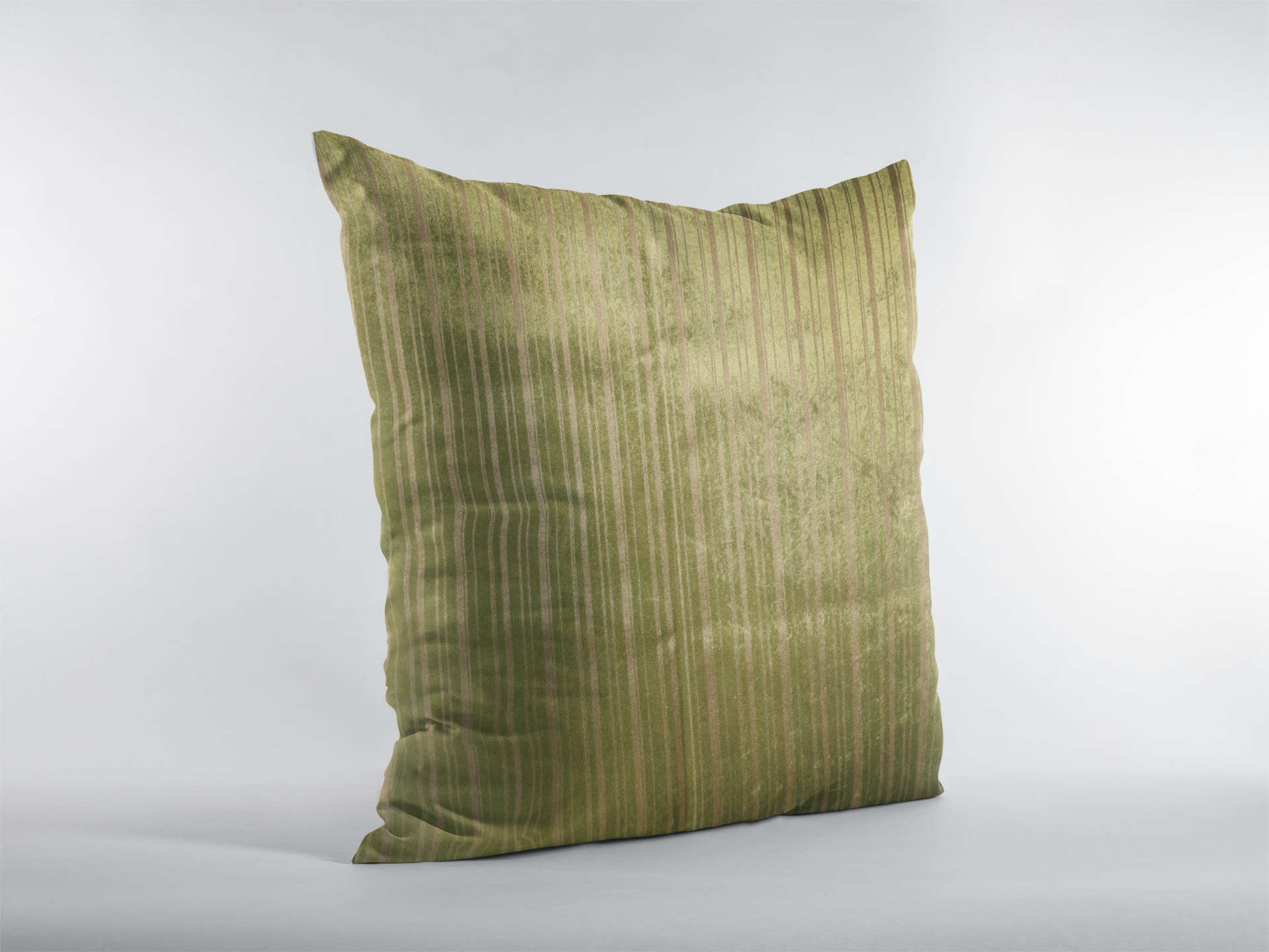 Wild Sage Green Gray and Cream Handmade Luxury Pillow-3