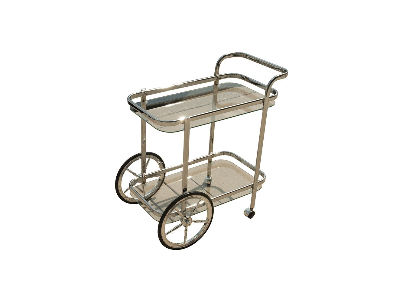 Modern Rolling Bar Cart Serving Trolley-0