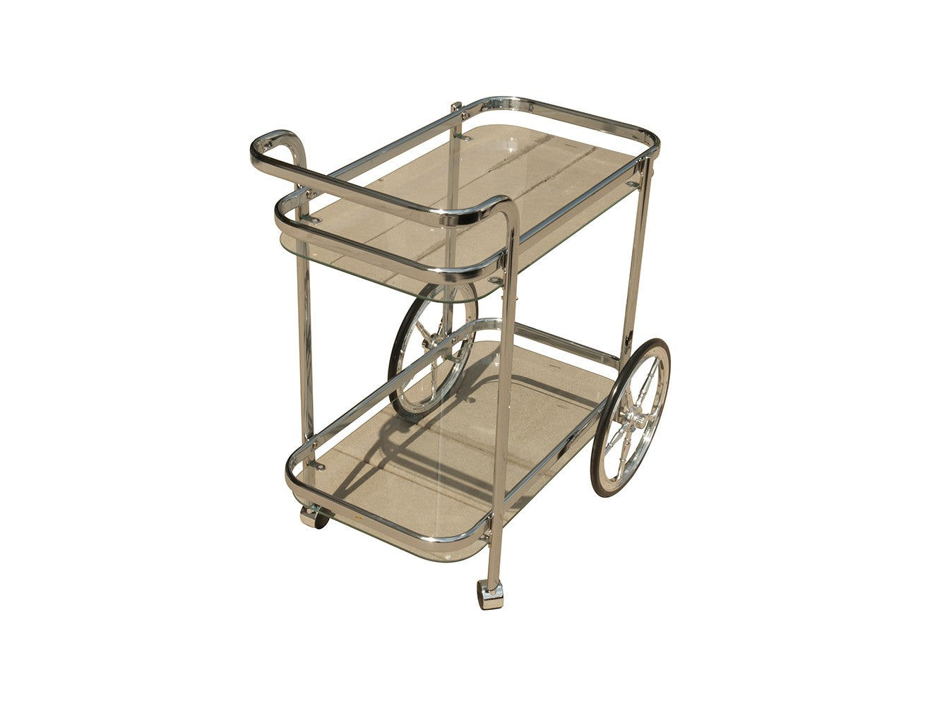 Modern Rolling Bar Cart Serving Trolley-3