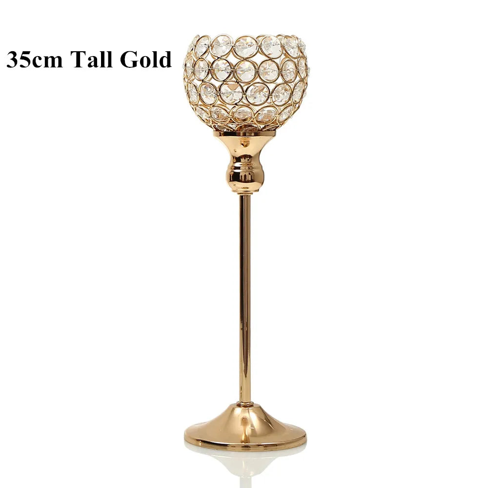 Crystal Tealight Candle Holders